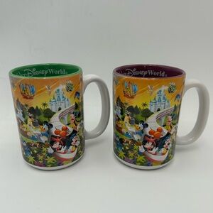 Disney World Four Parks One World 3D Mugs Grandma & Grandpa